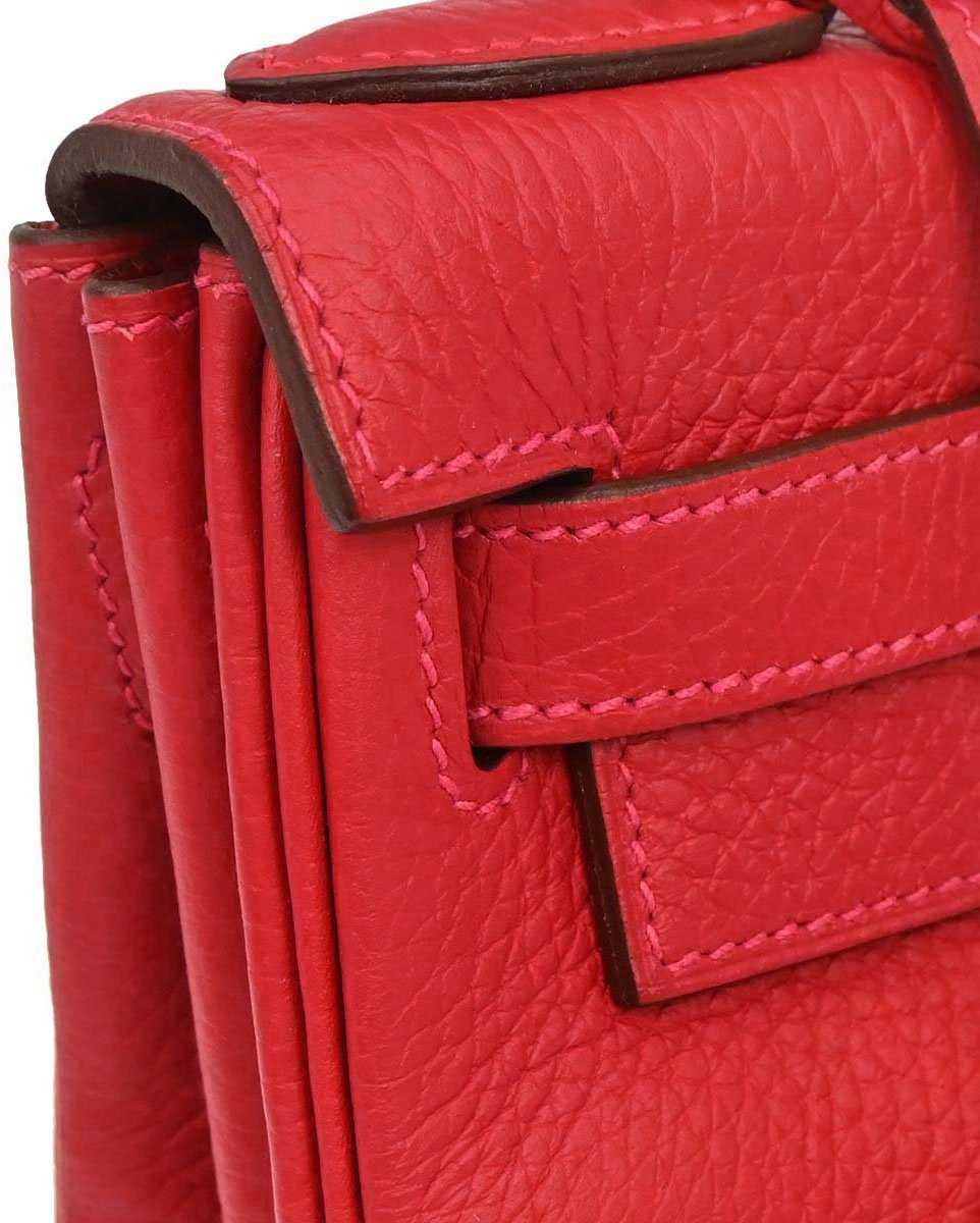 Hermès Hermes Kelly retourne Clémence Taurillon 28 Rood
