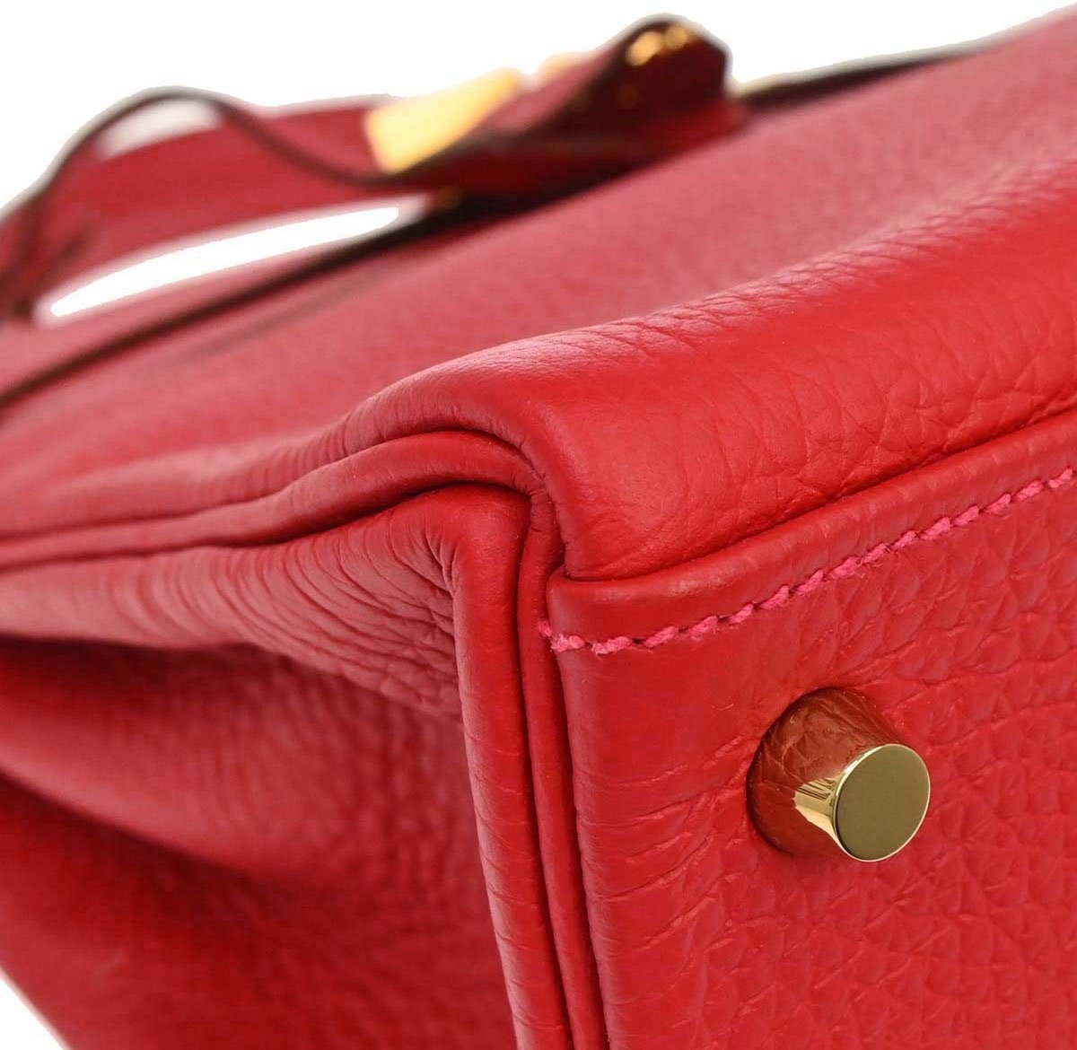 Hermès Hermes Kelly retourne Clémence Taurillon 28 Rood