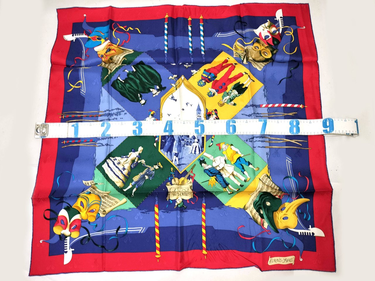Hermès Hermes Carré 90 Le Carnaval de Venise 90 Divers