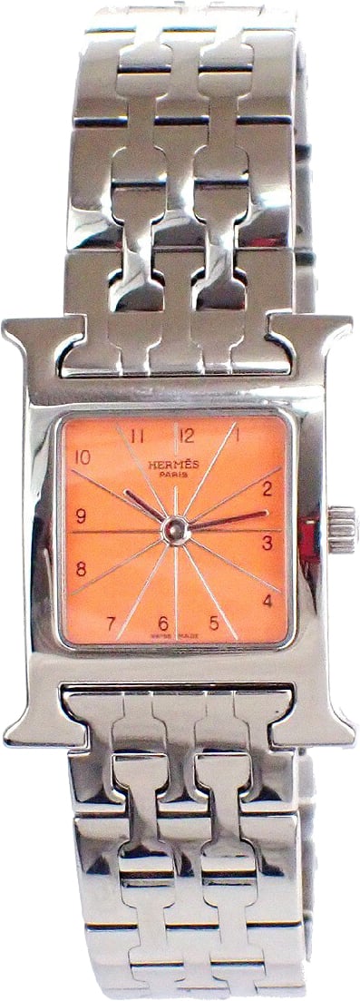Hermès Hermes Heure H Quartz Watch Stainless Steel 17 Divers