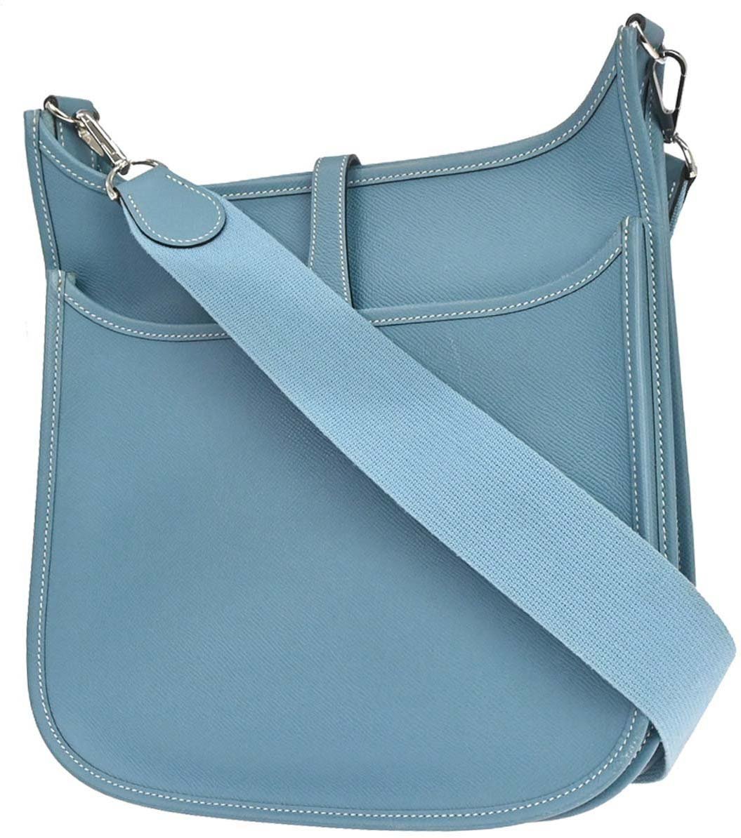 Hermès Hermes Evelyne Bag Gen II Epsom PM Blauw