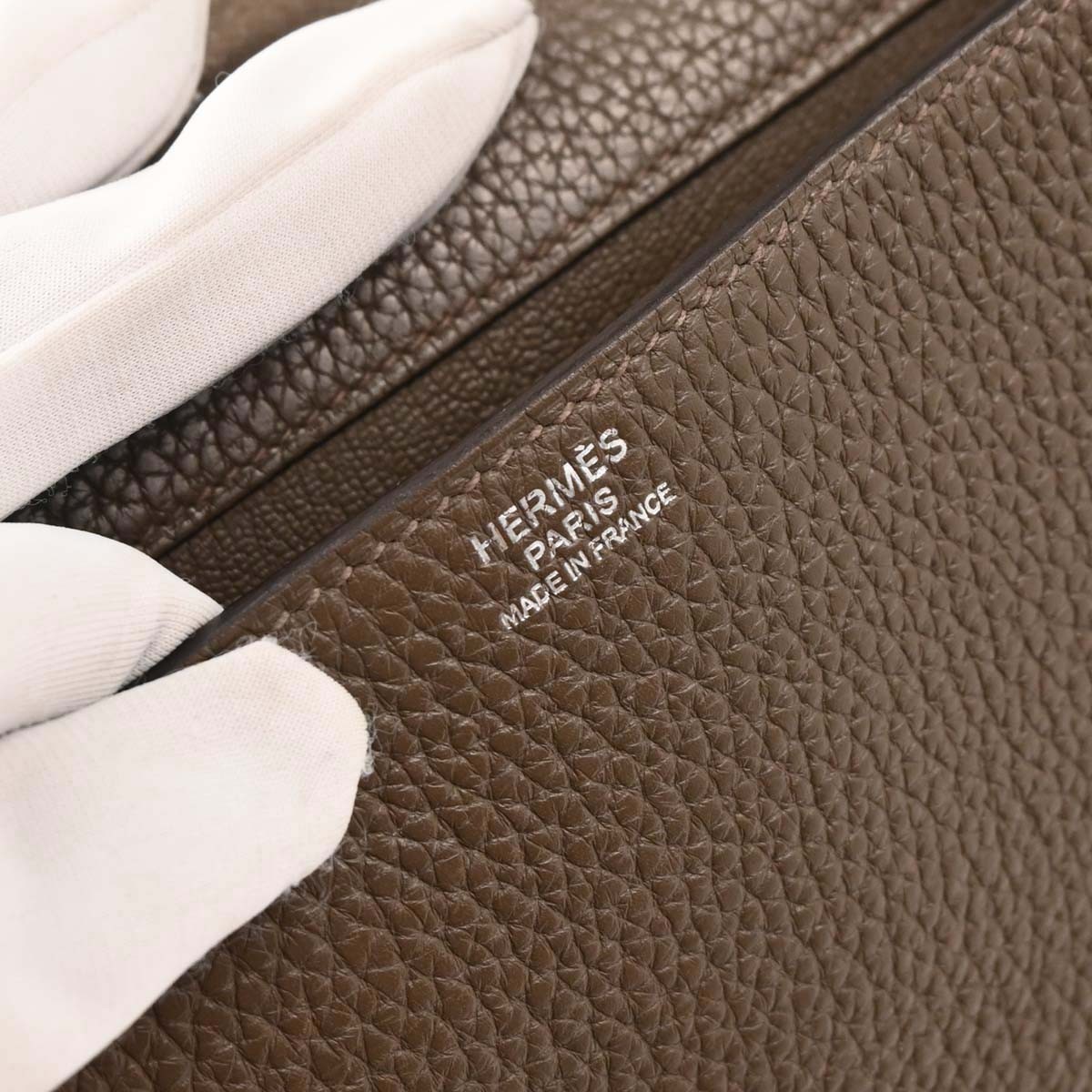 Hermès Hermes Steve Caporal Bag Clemence 28 Grijs