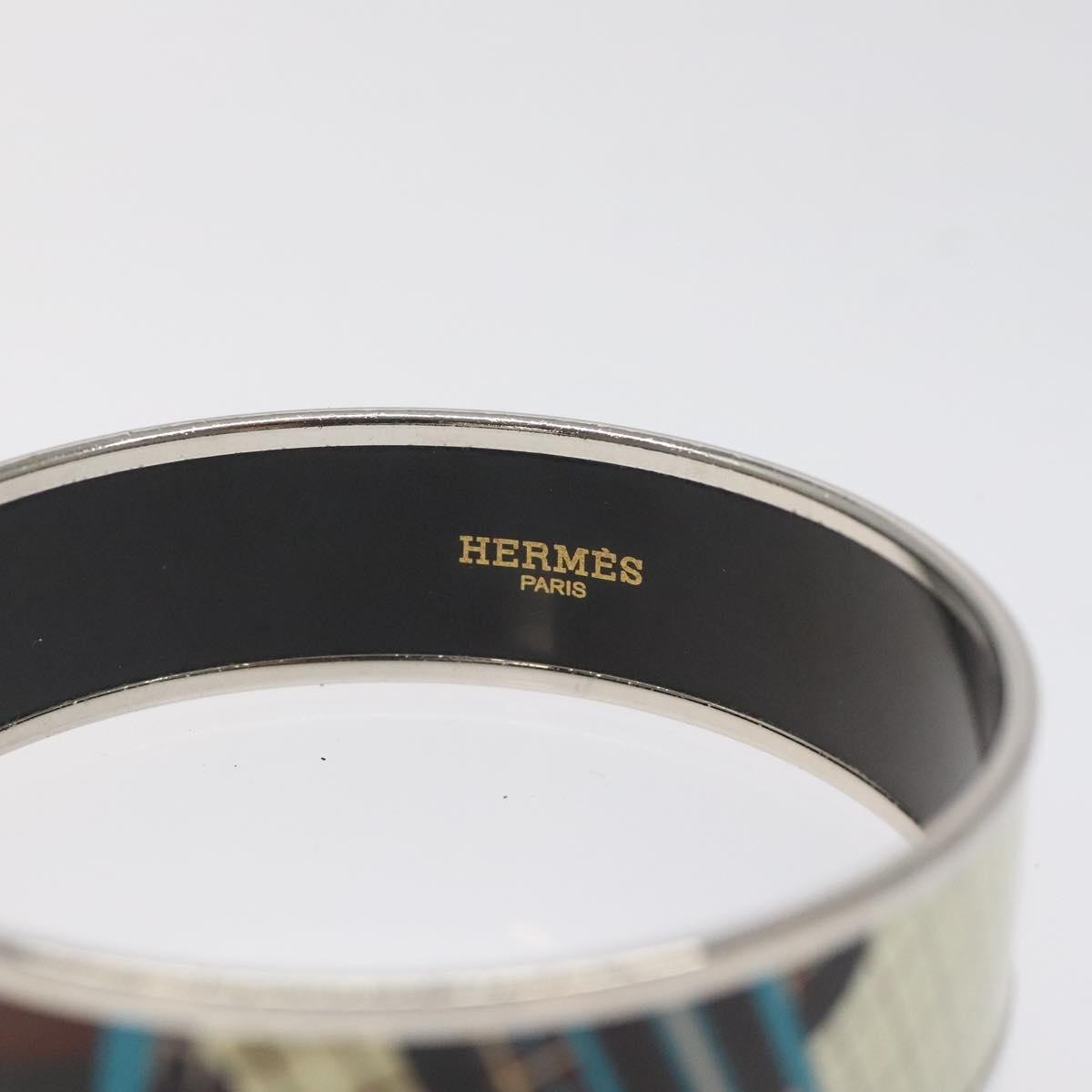 Hermès Hermes Vintage Bangle Bracelet Metal 21 Blauw