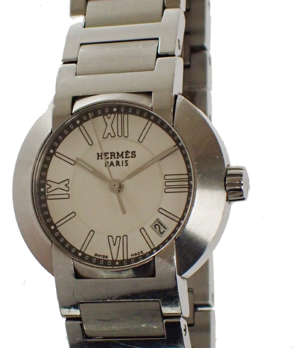 Hermès Hermes Nomade Quartz Watch Stainless Steel Divers