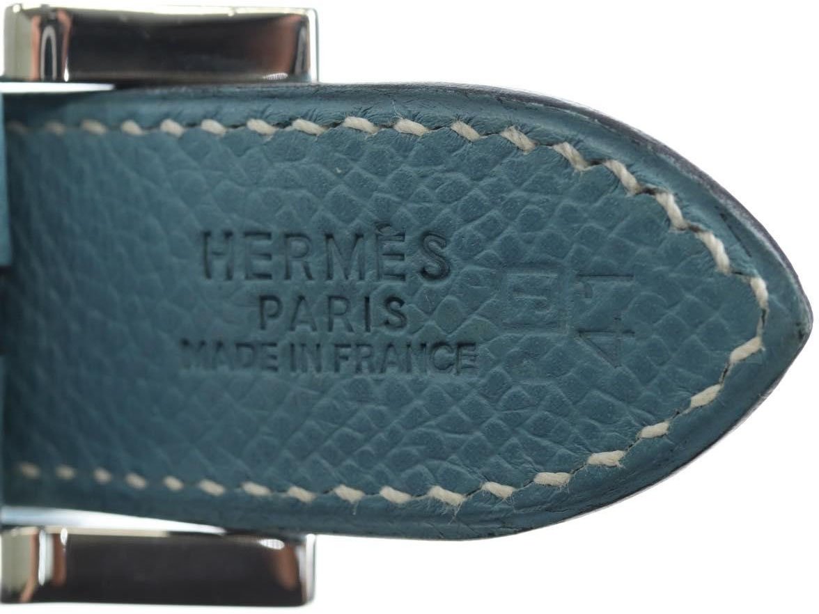 Hermès Hermes Trim Clemence 38 Blauw