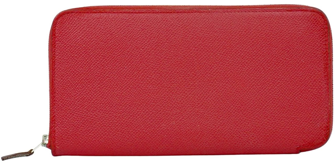 Hermès Hermes Azap Zip Around Wallet Silk'in Epsom Long Roze