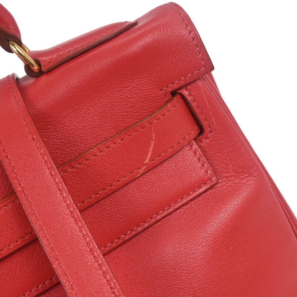 Hermès Hermes Kelly Handbag Red Swift with Gold Hardware 32 Rood