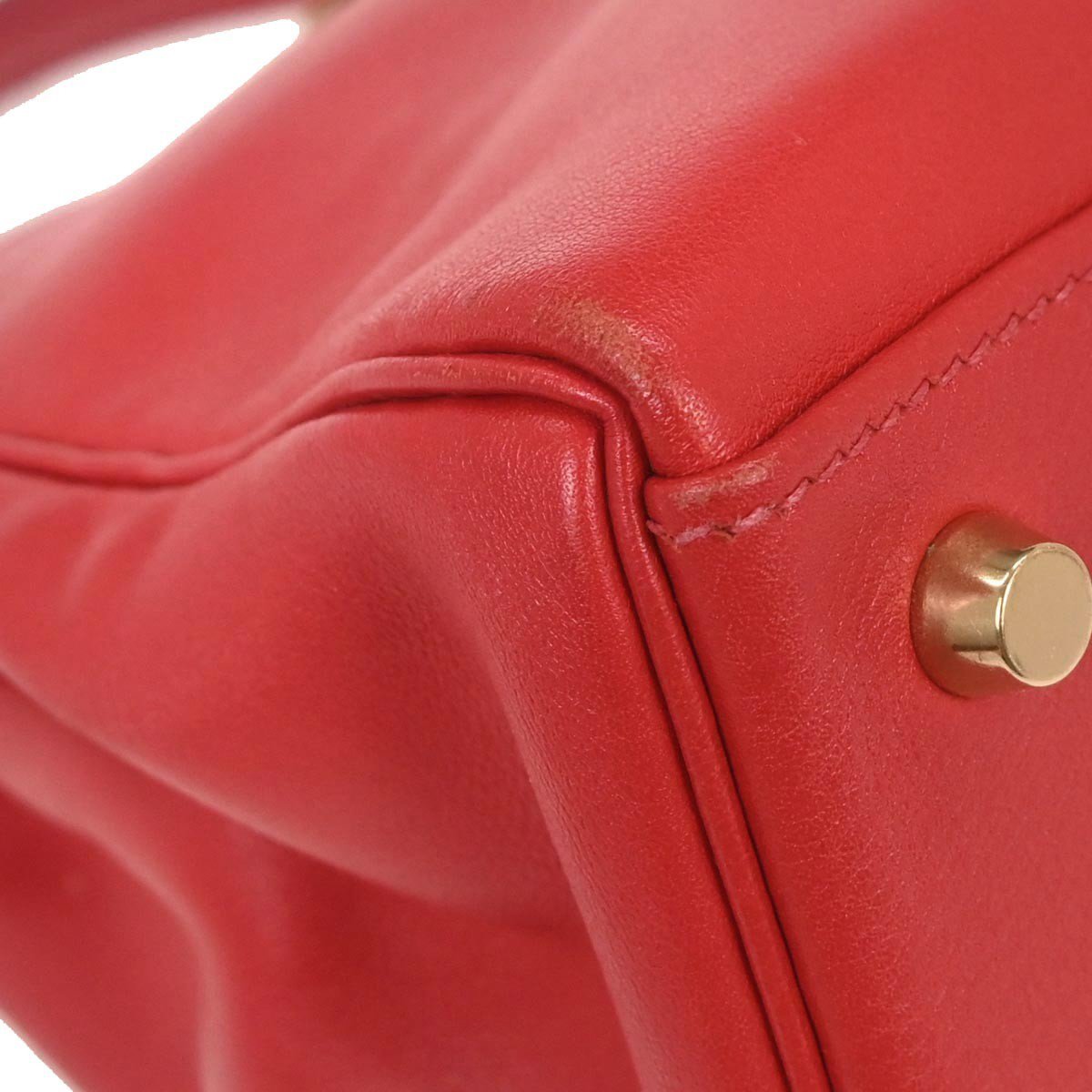 Hermès Hermes Kelly Handbag Red Swift with Gold Hardware 32 Rood