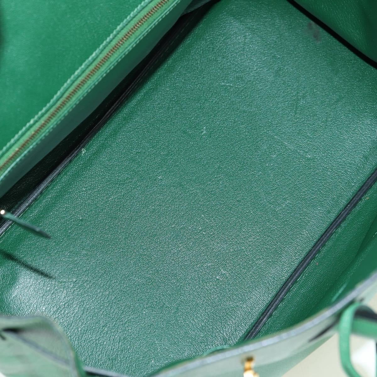 Hermès Hermes Birkin Handbag Green Togo with Gold Hardware 35 Groen