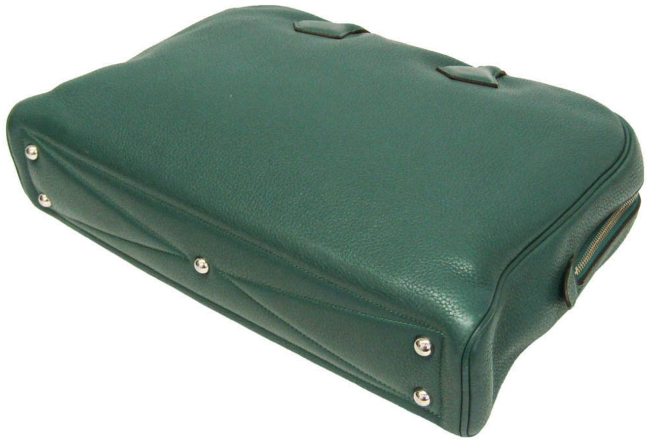 Hermès Hermes Victoria II Clemence 40 Groen