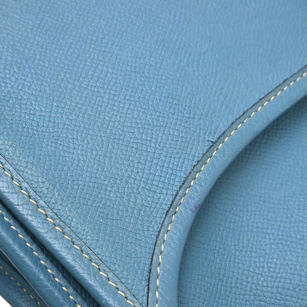 Hermès Hermes Evelyne Bag Gen II Clemence GM Blauw