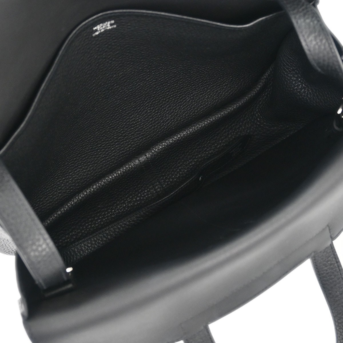 Hermès Hermes Halzan Bag Clemence 31 Zwart