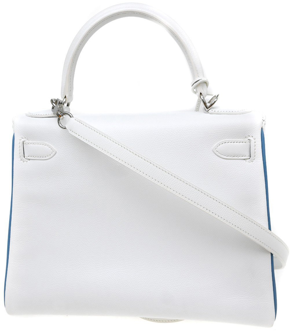 Hermès Hermes Kelly Handbag White Epsom with Palladium Hardware 35 Wit