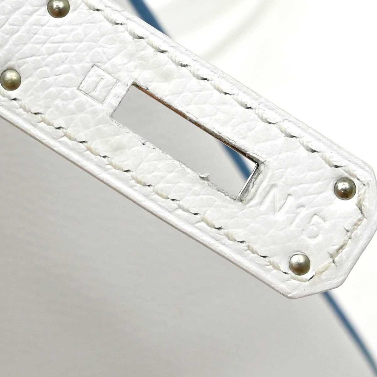 Hermès Hermes Kelly Handbag White Epsom with Palladium Hardware 35 Wit