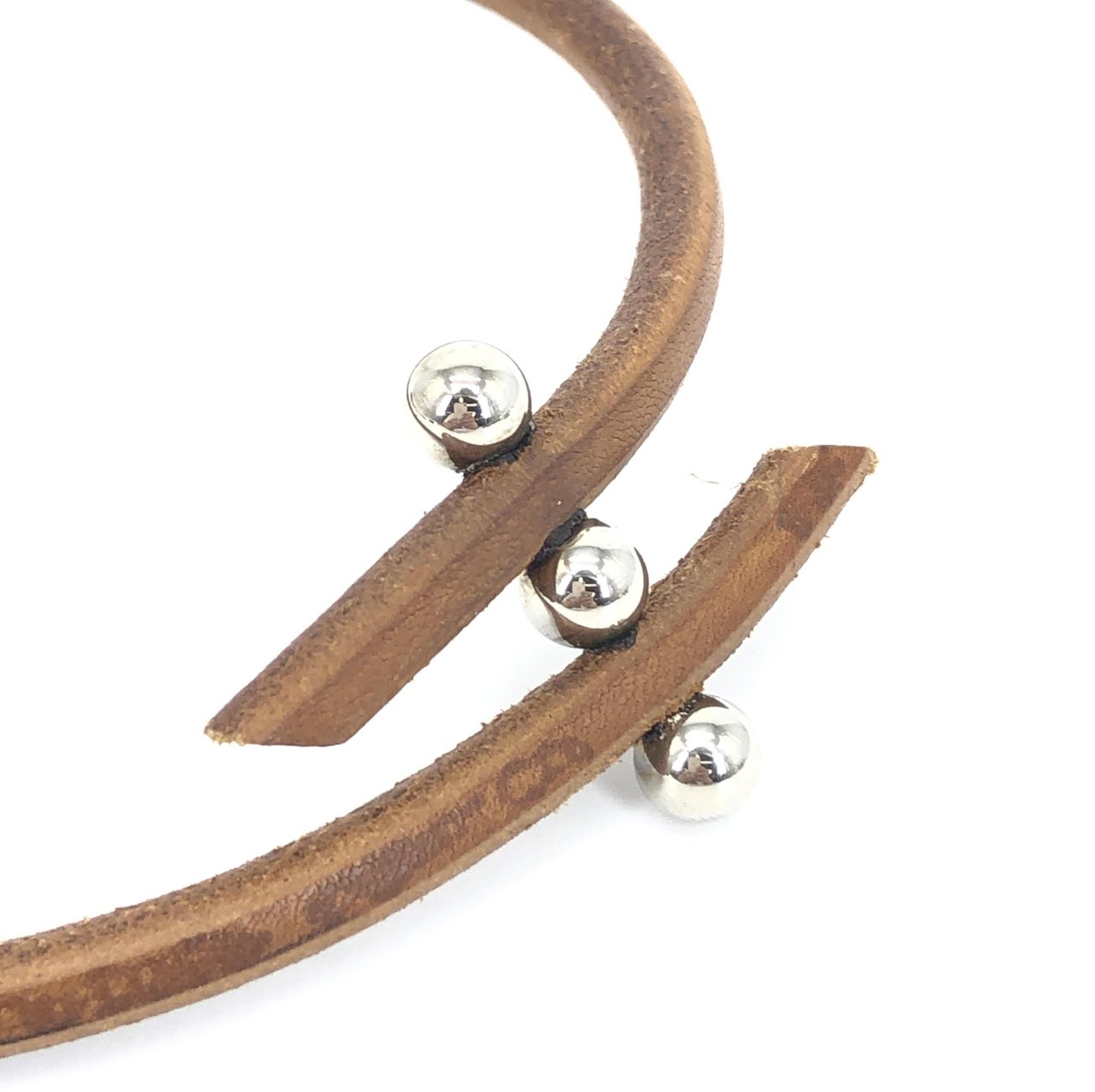 Hermès Hermes Tournis Chocker Tournis leather Bruin