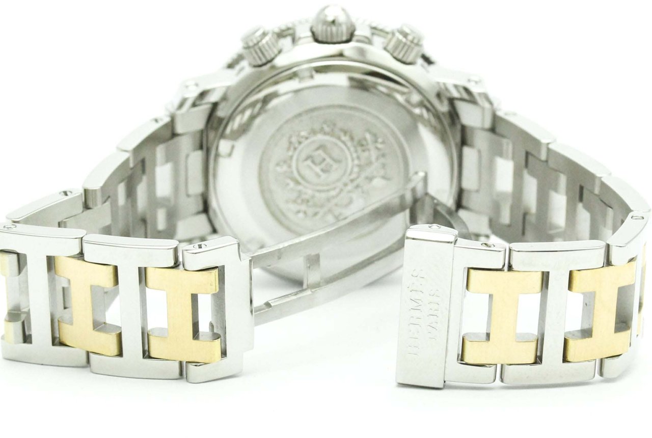 Hermès Hermes Clipper Quartz Stainless Steel with Plated Metal 33 Divers
