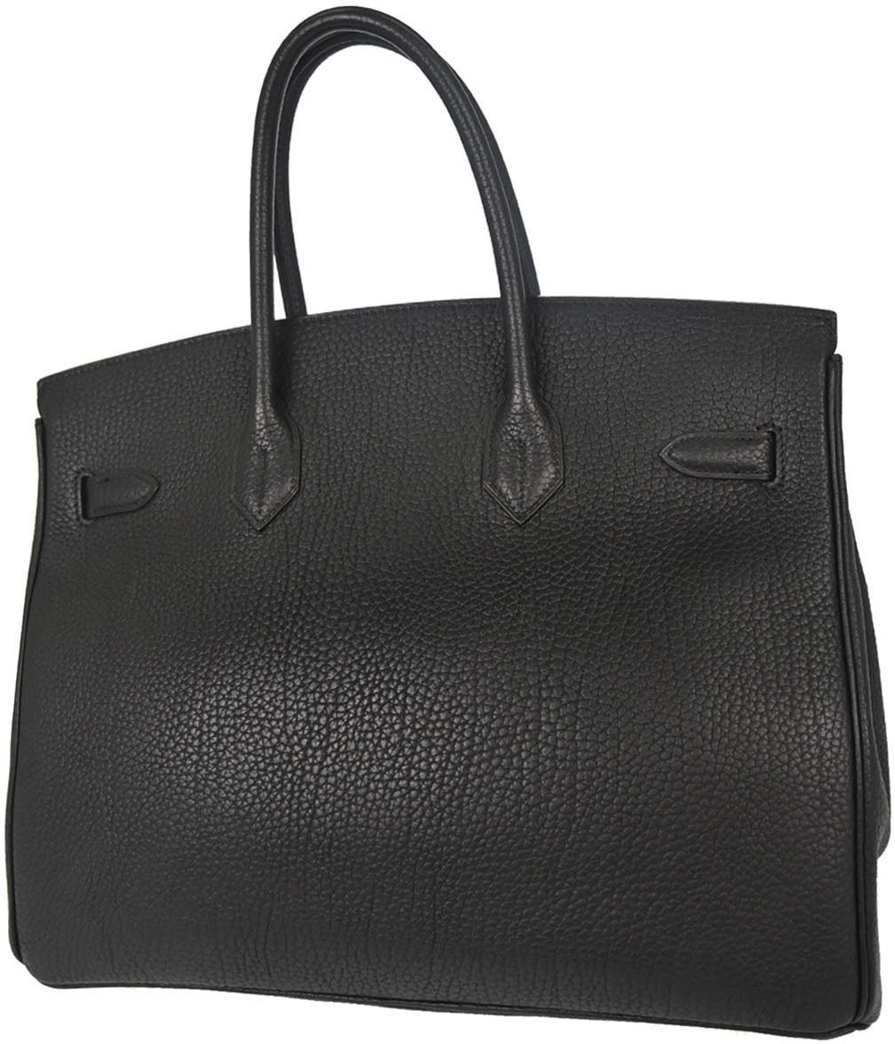 Hermès Hermes Birkin Black Togo with Gold Hardware 35 Zwart