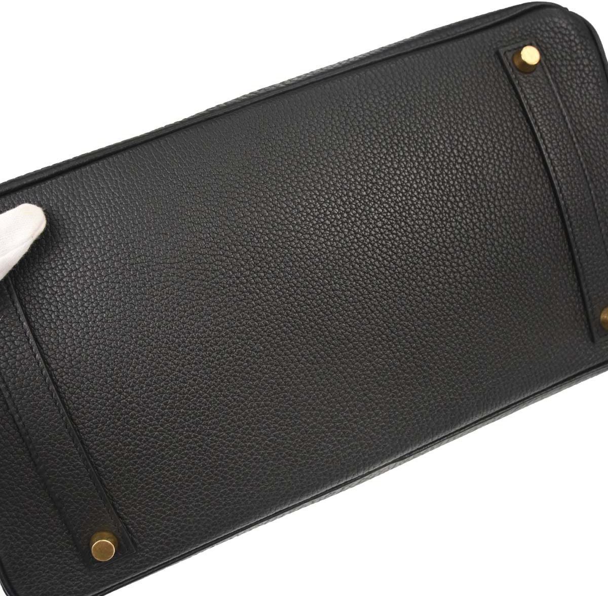 Hermès Hermes Birkin Black Togo with Gold Hardware 35 Zwart