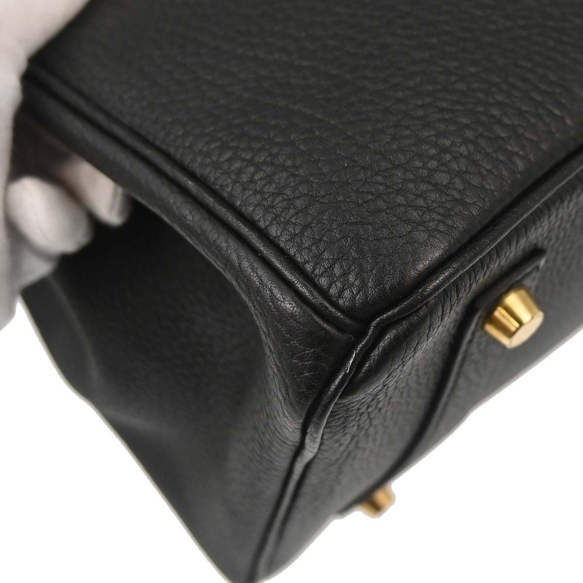 Hermès Hermes Birkin Black Togo with Gold Hardware 35 Zwart