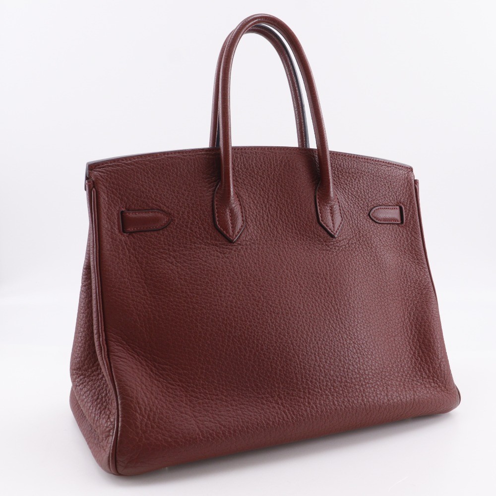 Hermès Hermes Birkin Handbag Red Crinoline Taurillon Clémence Divers