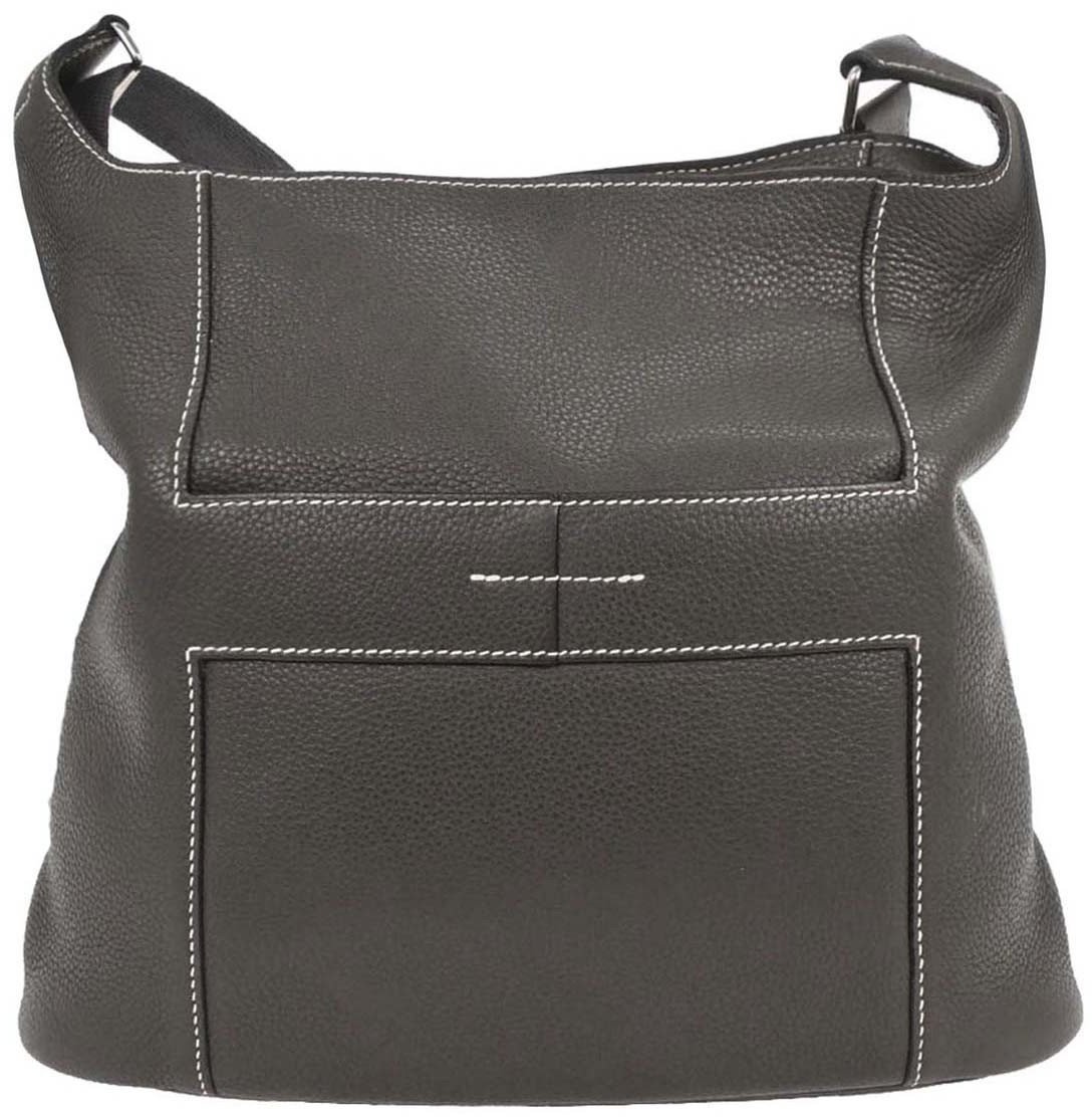 Hermès Hermes Sac Good News Bag Leather PM Grijs