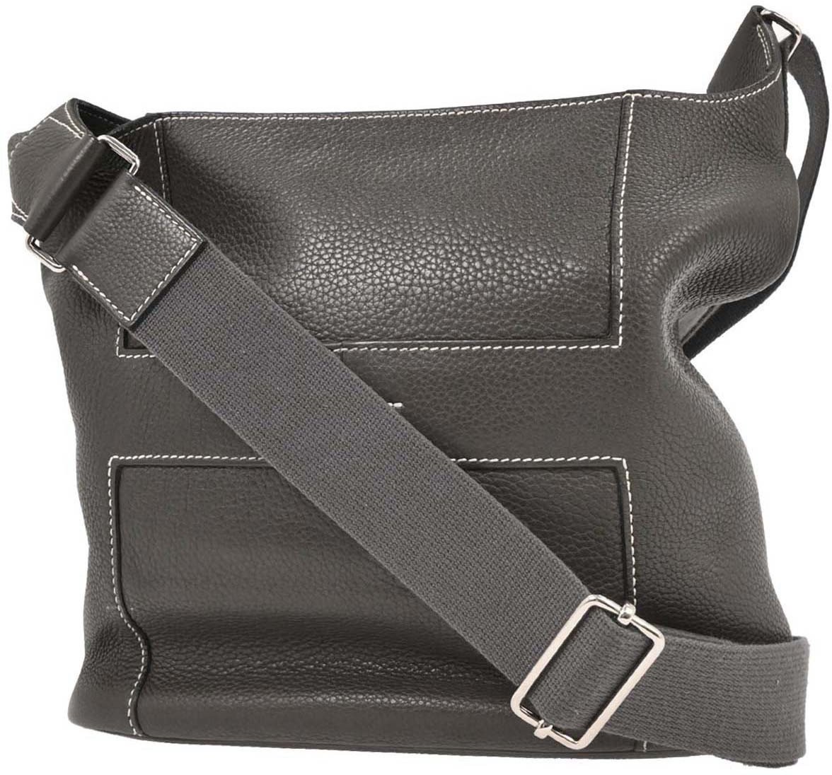 Hermès Hermes Sac Good News Bag Leather PM Grijs