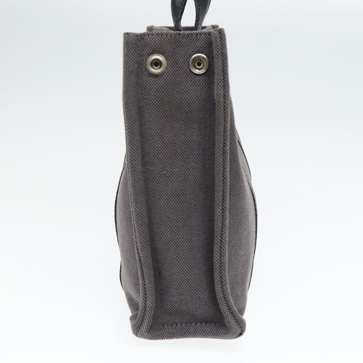 Hermès Hermes Sac Harnais Tote Toile and Leather PM Grijs