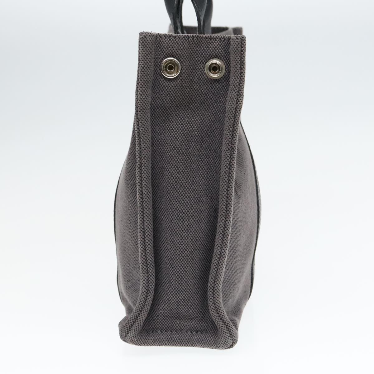 Hermès Hermes Sac Harnais Tote Toile and Leather PM Grijs