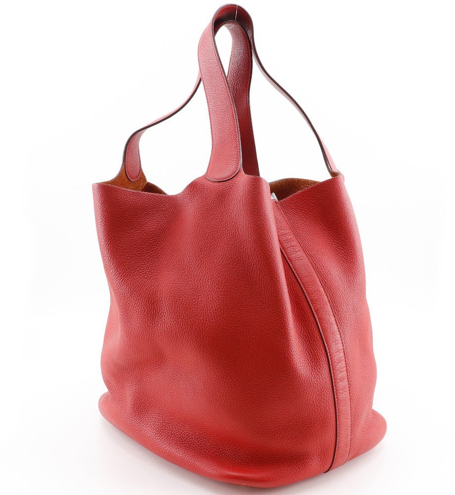 Hermès Hermes Picotin Bag Clemence TGM Rood
