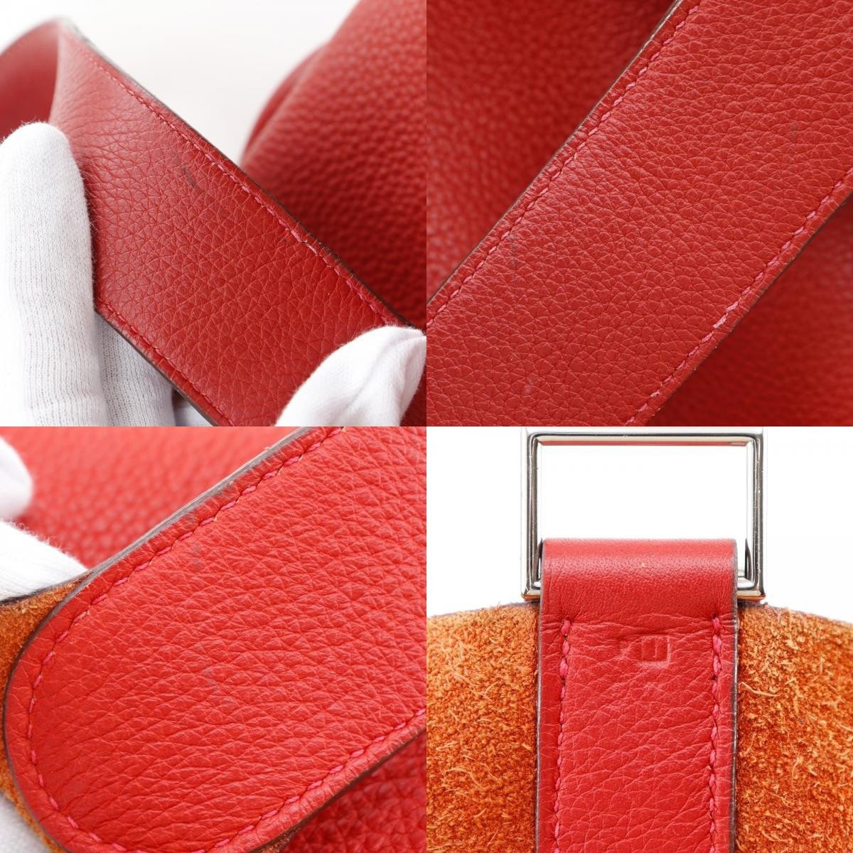 Hermès Hermes Picotin Bag Clemence TGM Rood