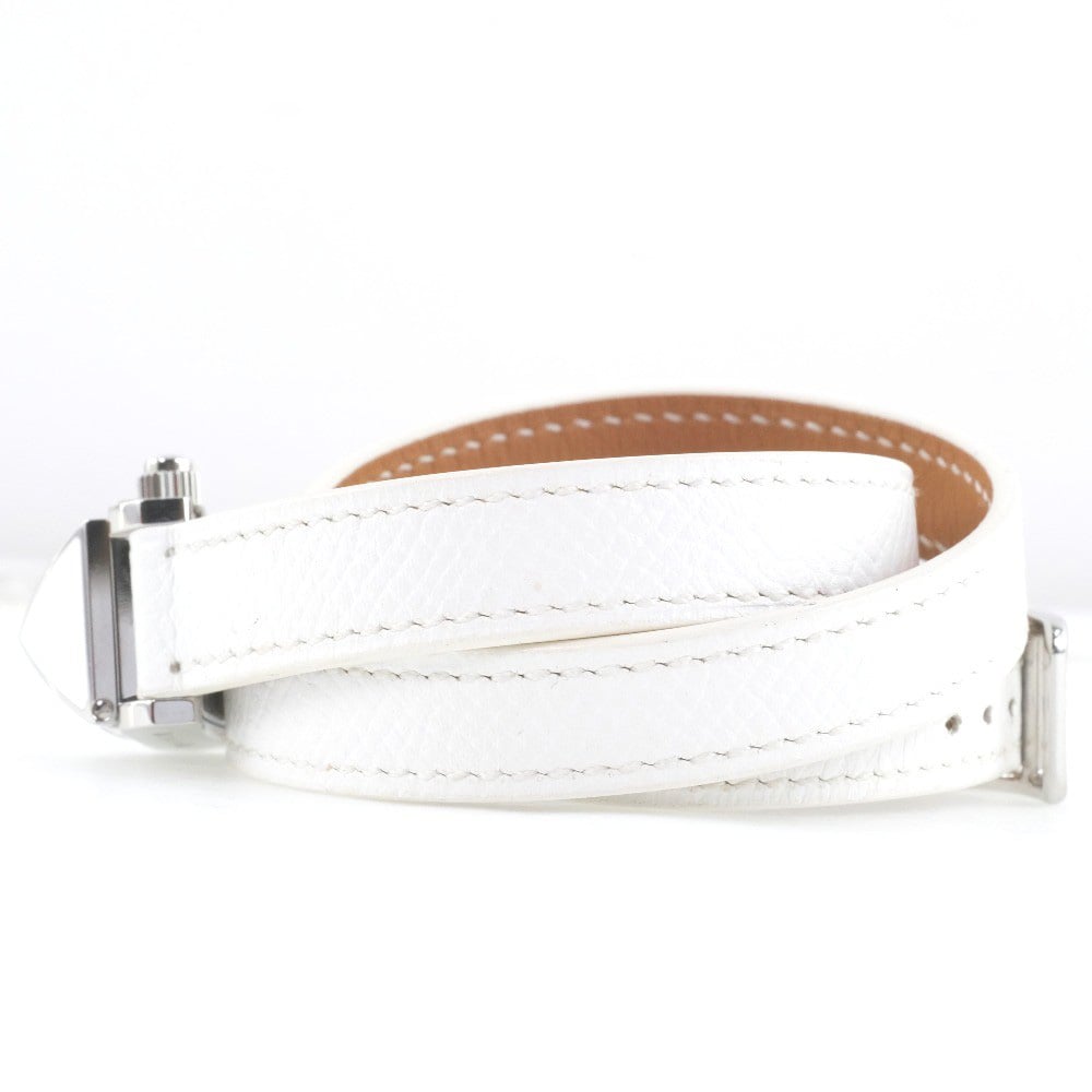 Hermès Hermes Medor Rock Quartz Watch Lacquered Steel and Leather 16 Divers