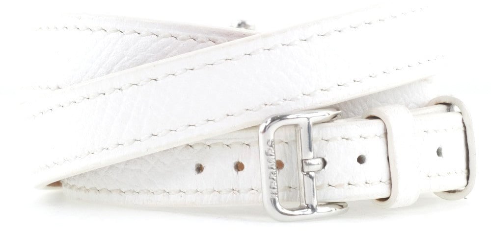 Hermès Hermes Medor Rock Quartz Watch Lacquered Steel and Leather 16 Divers