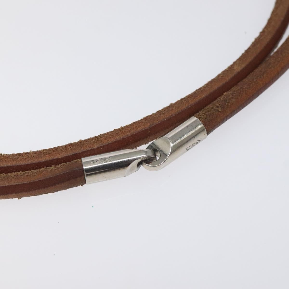 Hermès Hermes Laniere Bracelet Leather Bruin