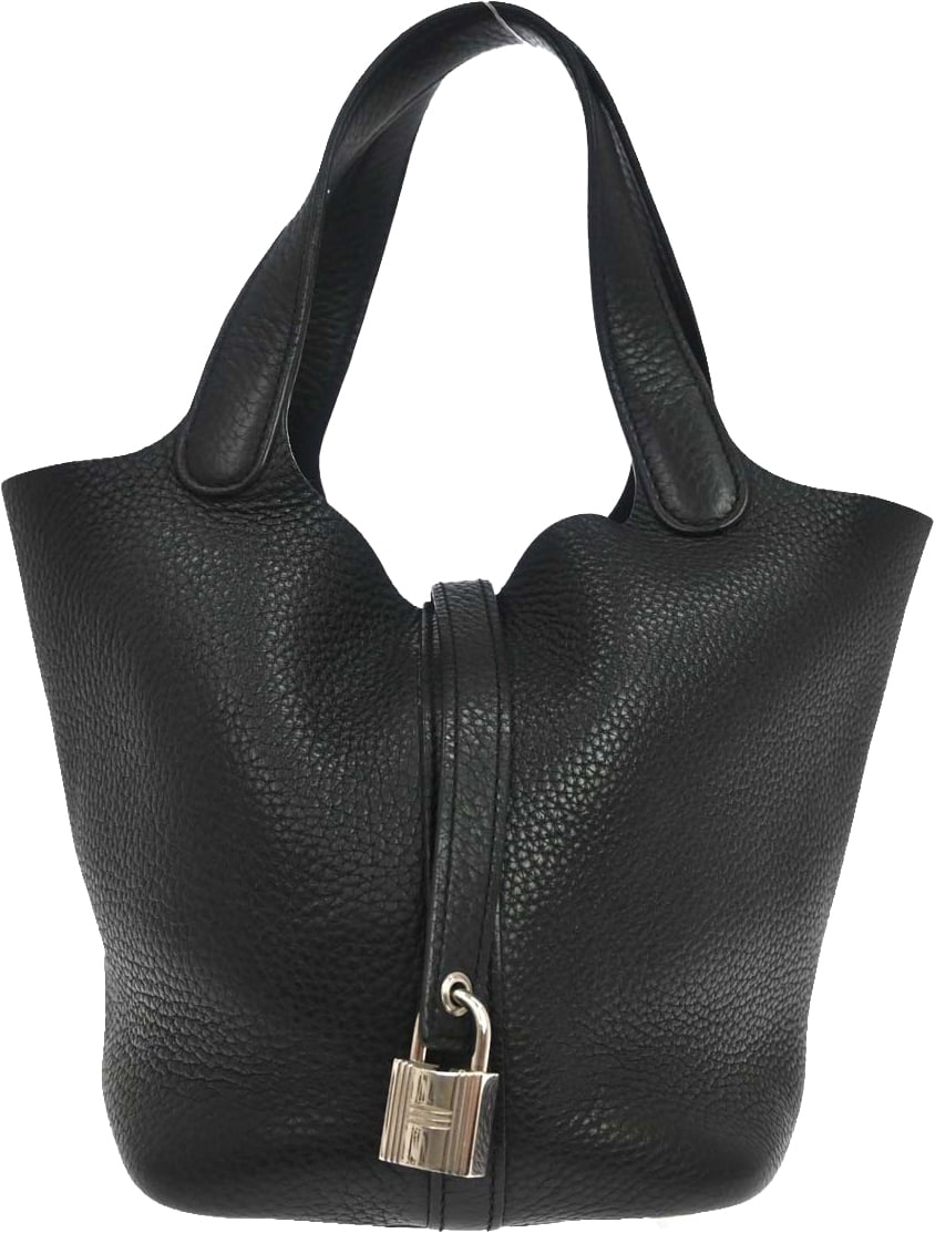 Hermès Hermes Picotin Lock Clemence PM Geel