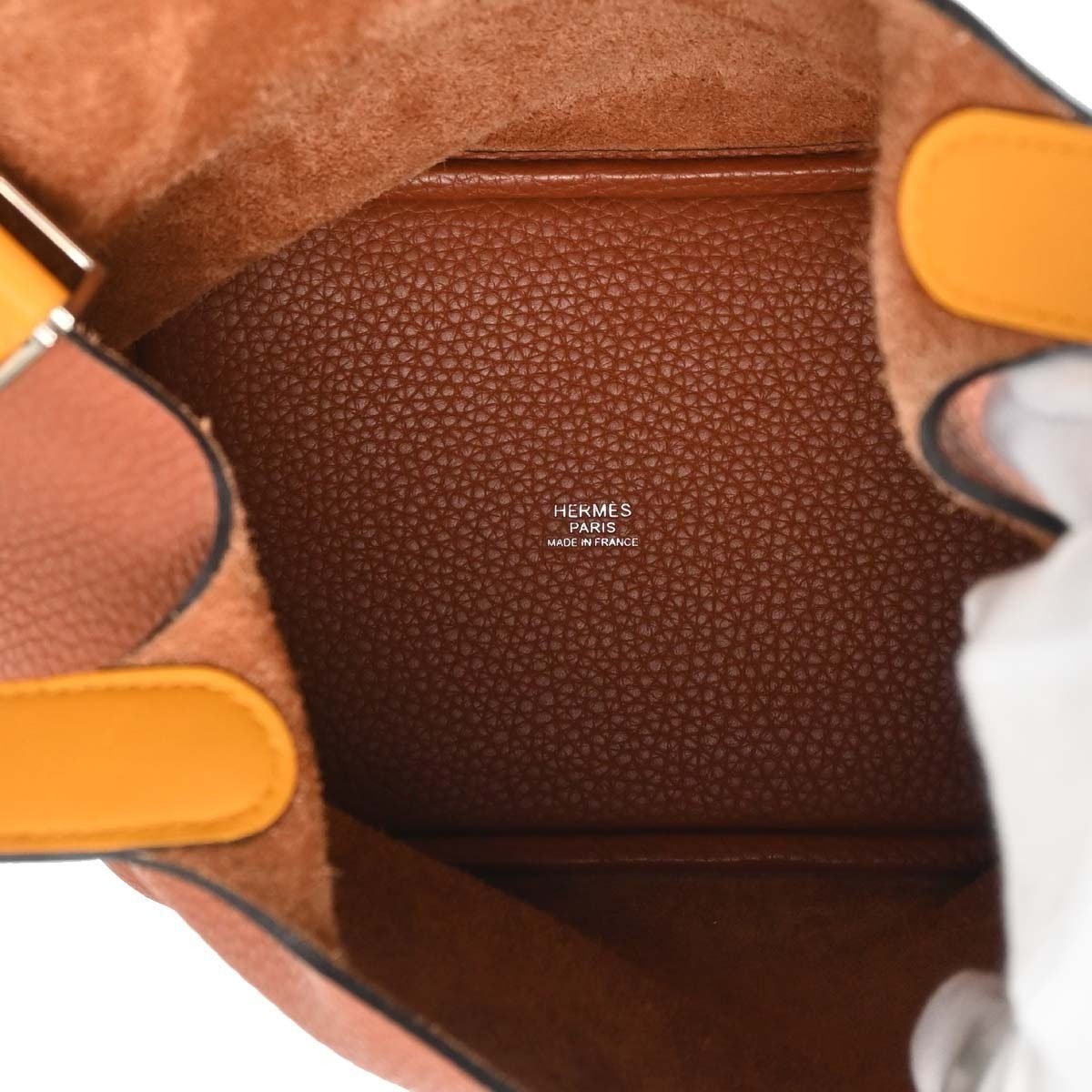 Hermès Hermes Picotin Lock Clemence PM Beige
