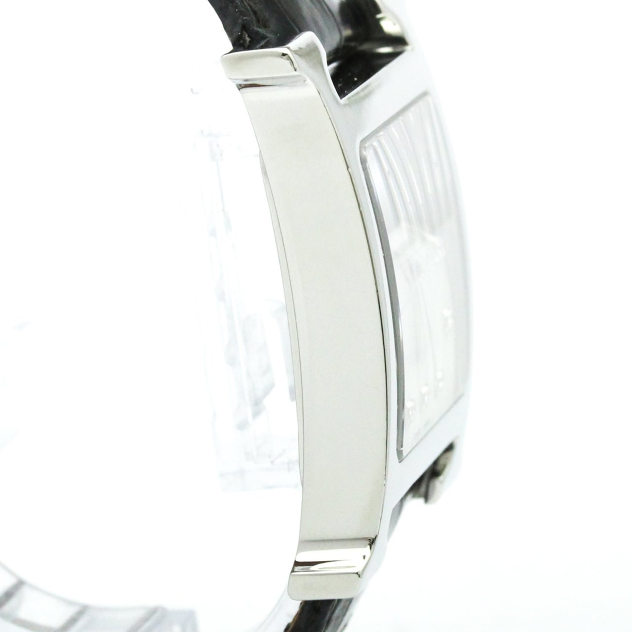 Hermès Hermes Heure H Quartz Stainless Steel and Alligator with Diamond Markers and Mother of Pearl 30 Divers
