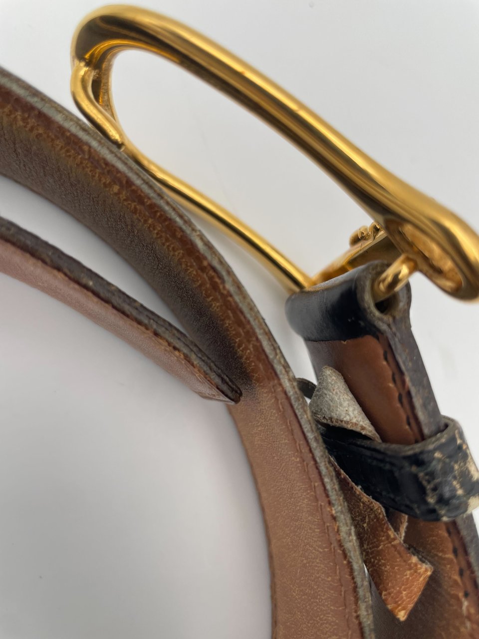 Hermès Hermes Buckle Belt Canvas Zwart