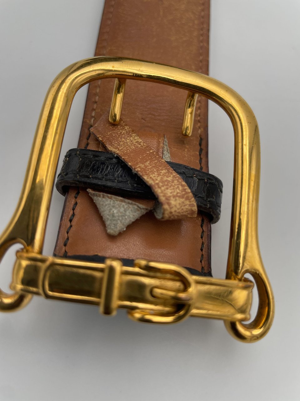 Hermès Hermes Buckle Belt Canvas Zwart