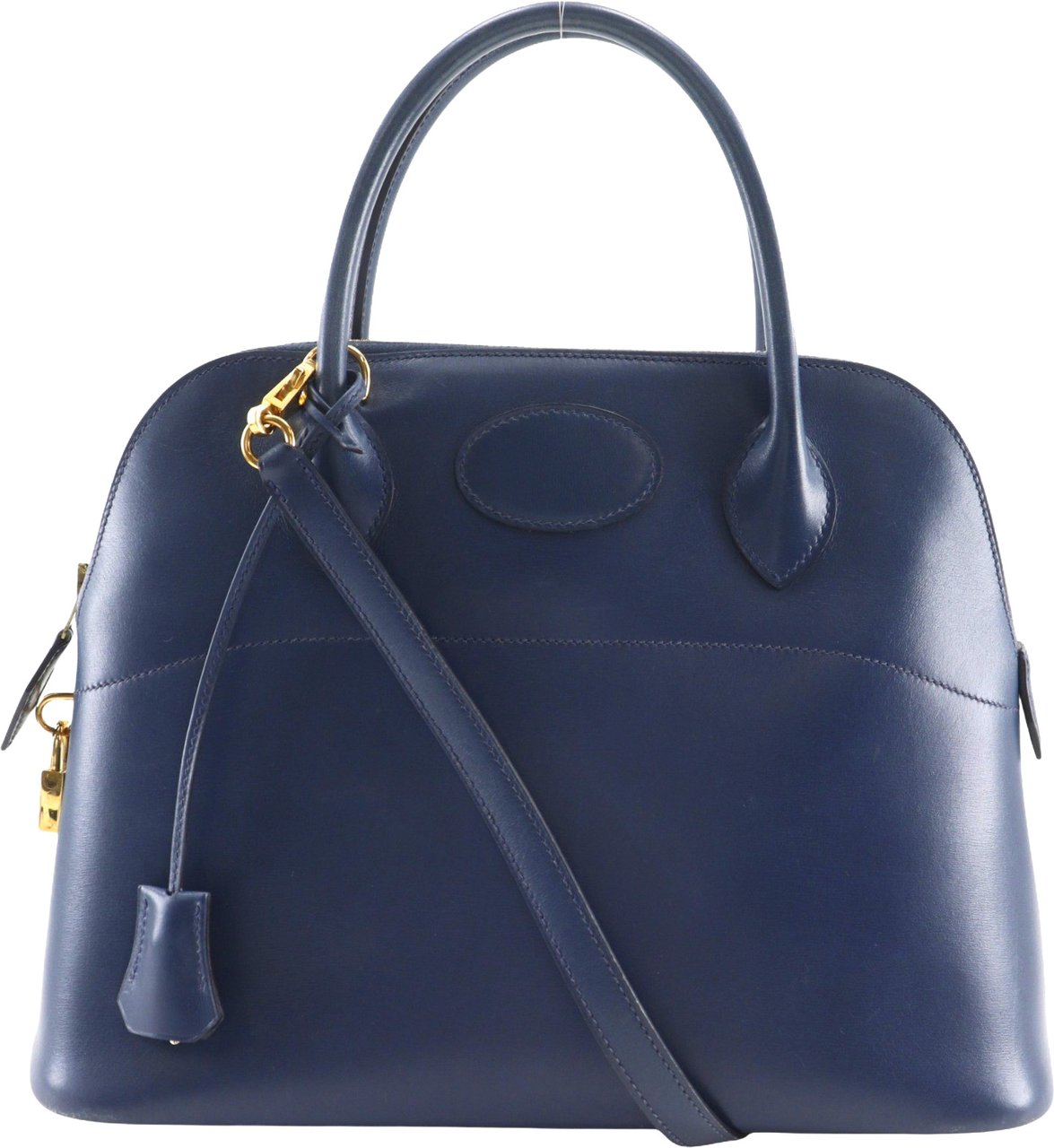 Hermès Hermes Bolide Box Calf 31 Navy