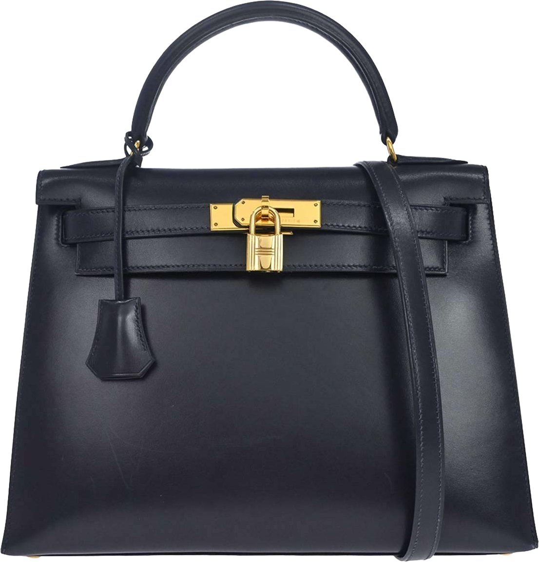 Hermès Hermes Kelly Sellier Box Calf Blauw