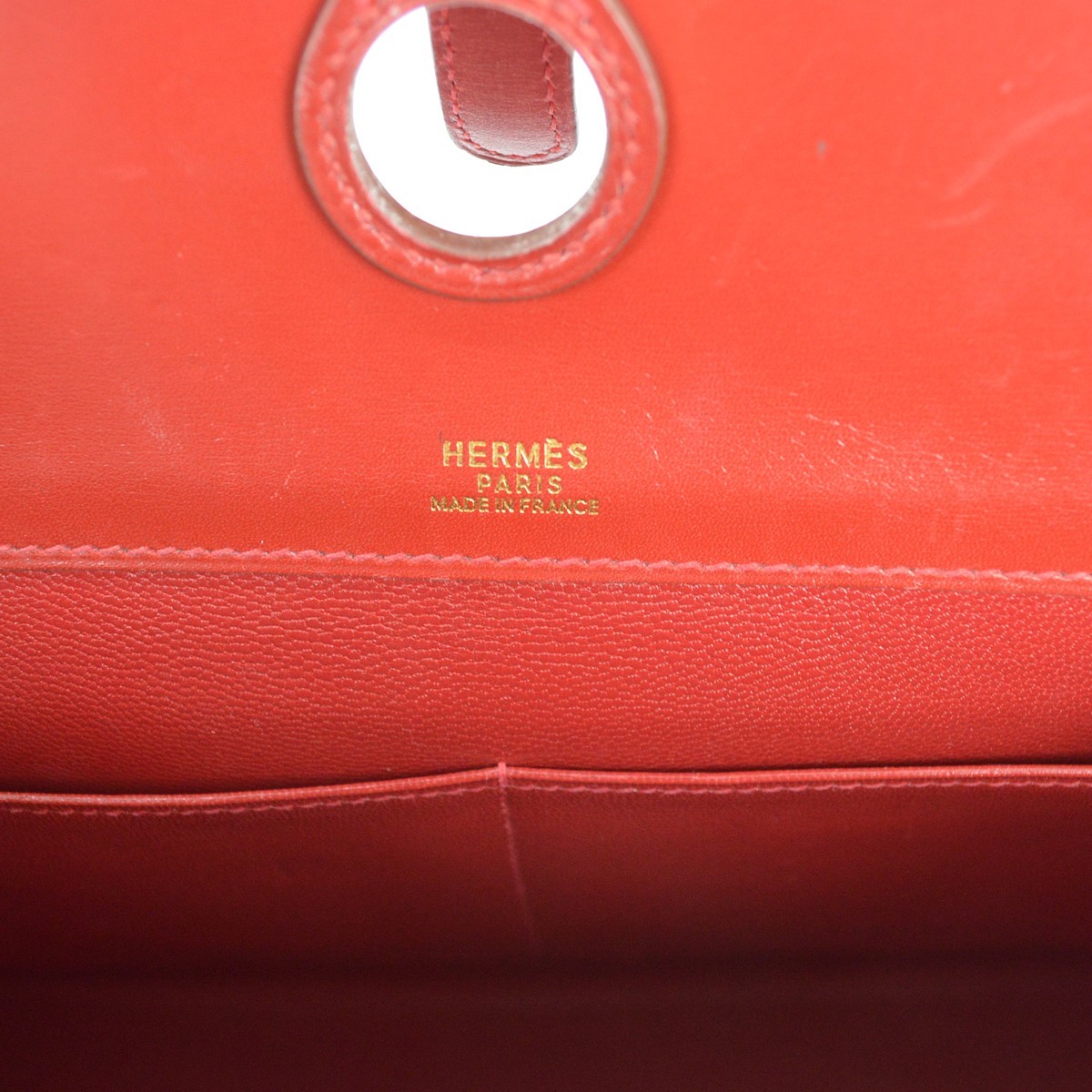 Hermès Hermes Dalvy Bag Box Calf 30 Rood
