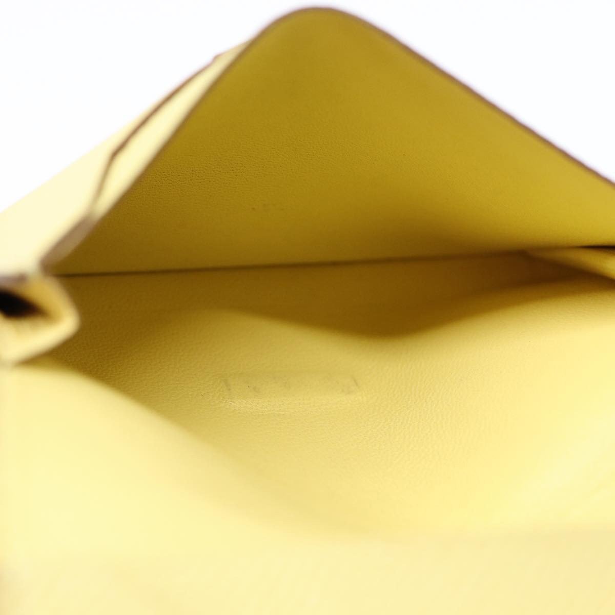 Hermès Hermes Bearn Card Case Epsom Geel