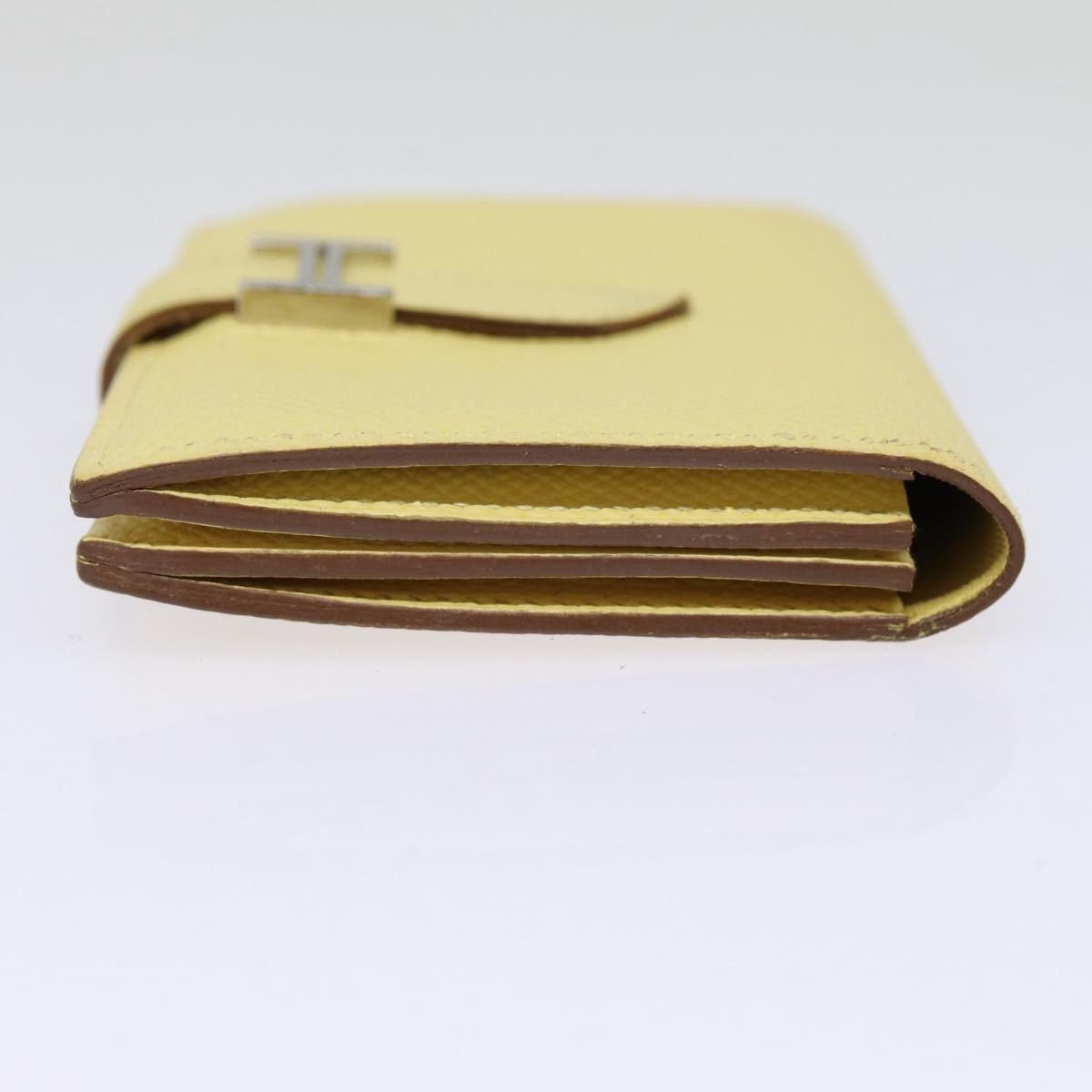 Hermès Hermes Bearn Card Case Epsom Geel