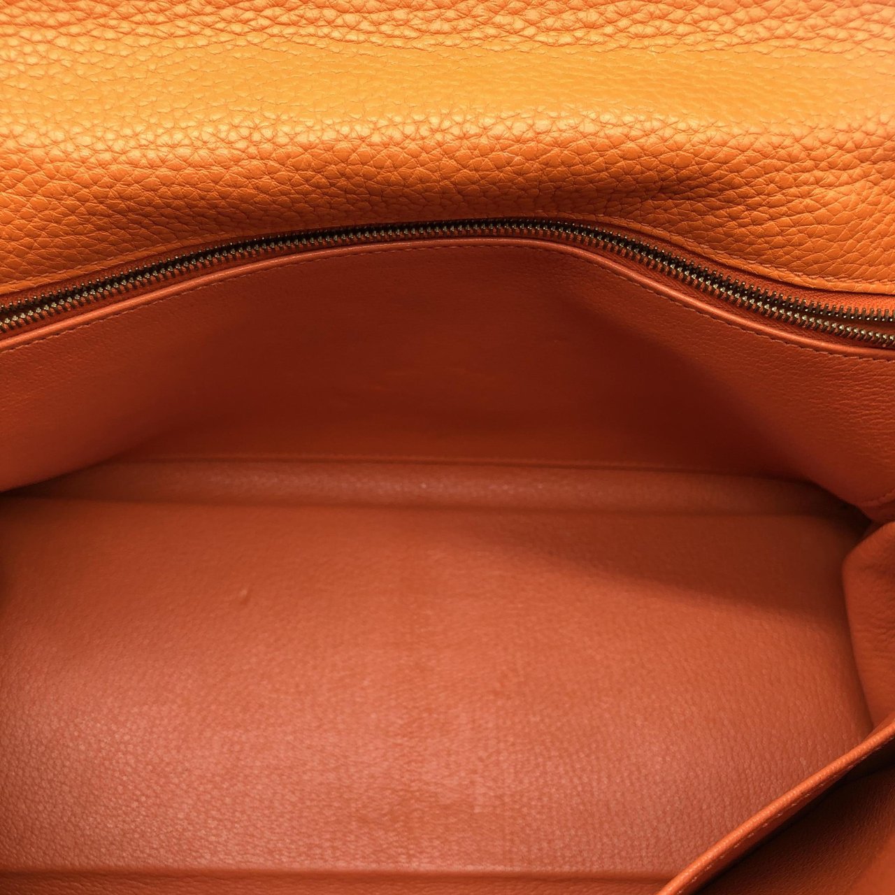 Hermès Hermes Kelly Orange Gulliver with Gold Hardware 32 Oranje