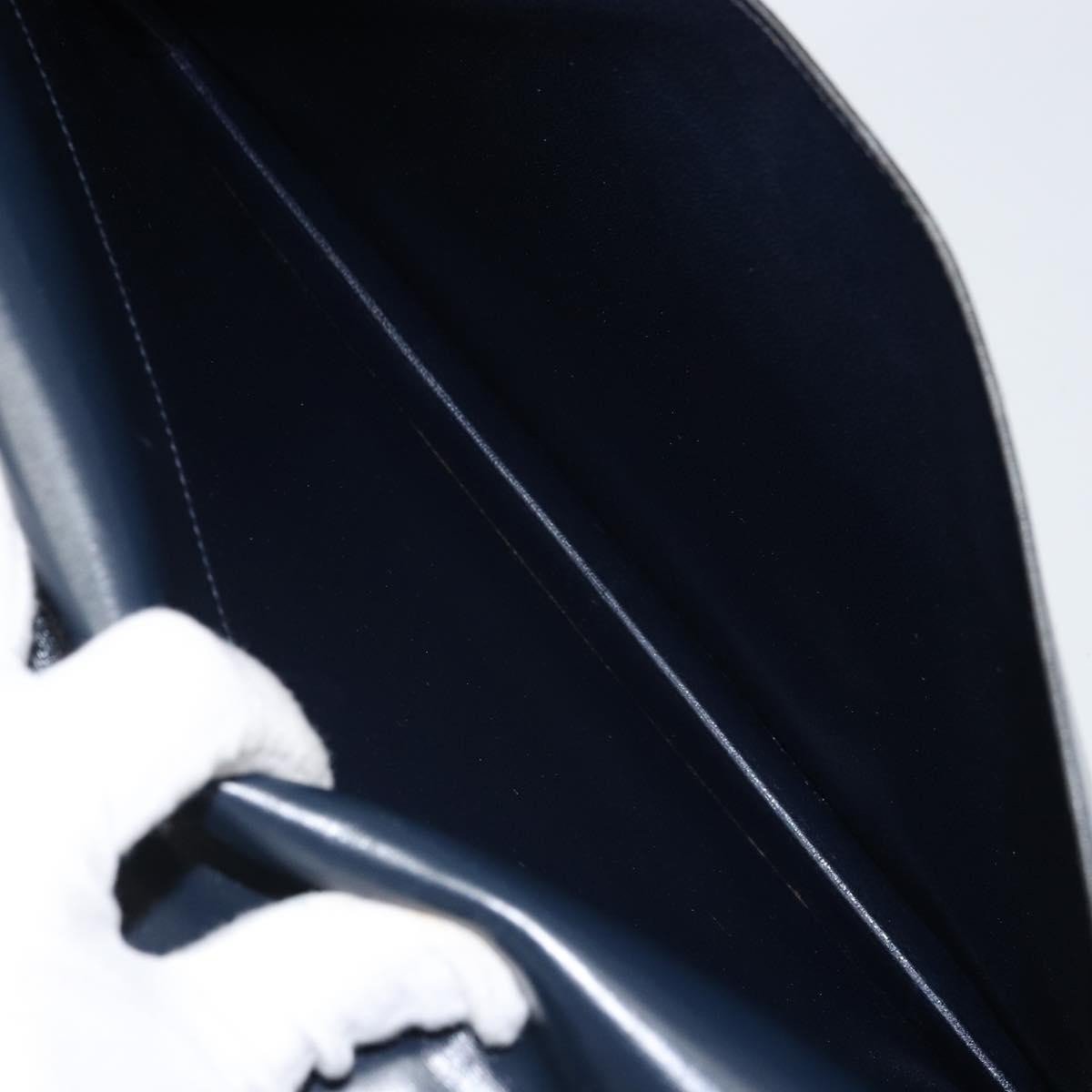 Hermès Hermes Sac a Depeches Bag Box Calf 38 Navy