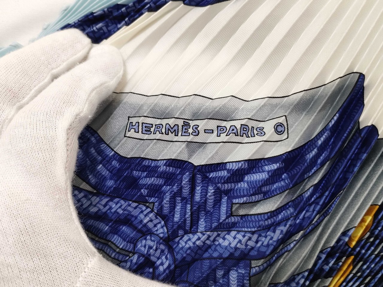 Hermès Hermes Regate Scarf Permabrass Divers