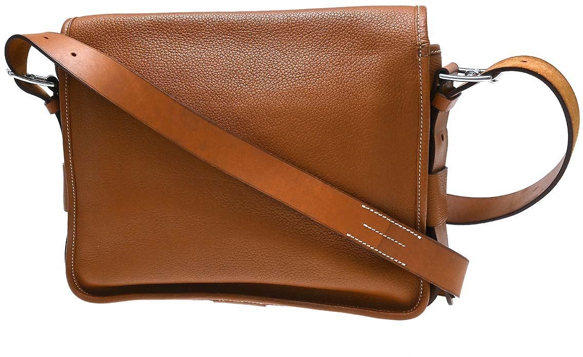 Hermès Hermes Barda Messenger Clemence 30 Bruin