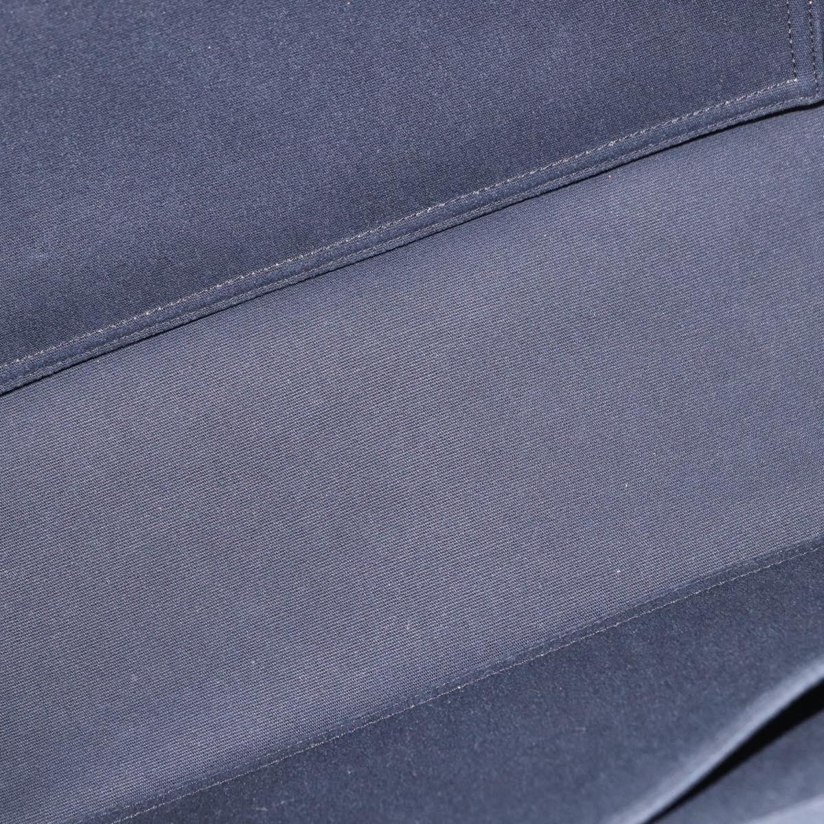 Hermès Hermes Cabag Elan Toile and Leather 39 Zwart
