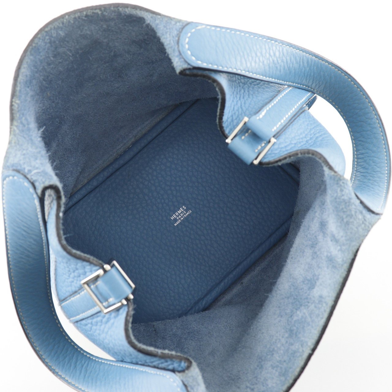 Hermès Hermes Picotin Lock Clemence TPM Blauw