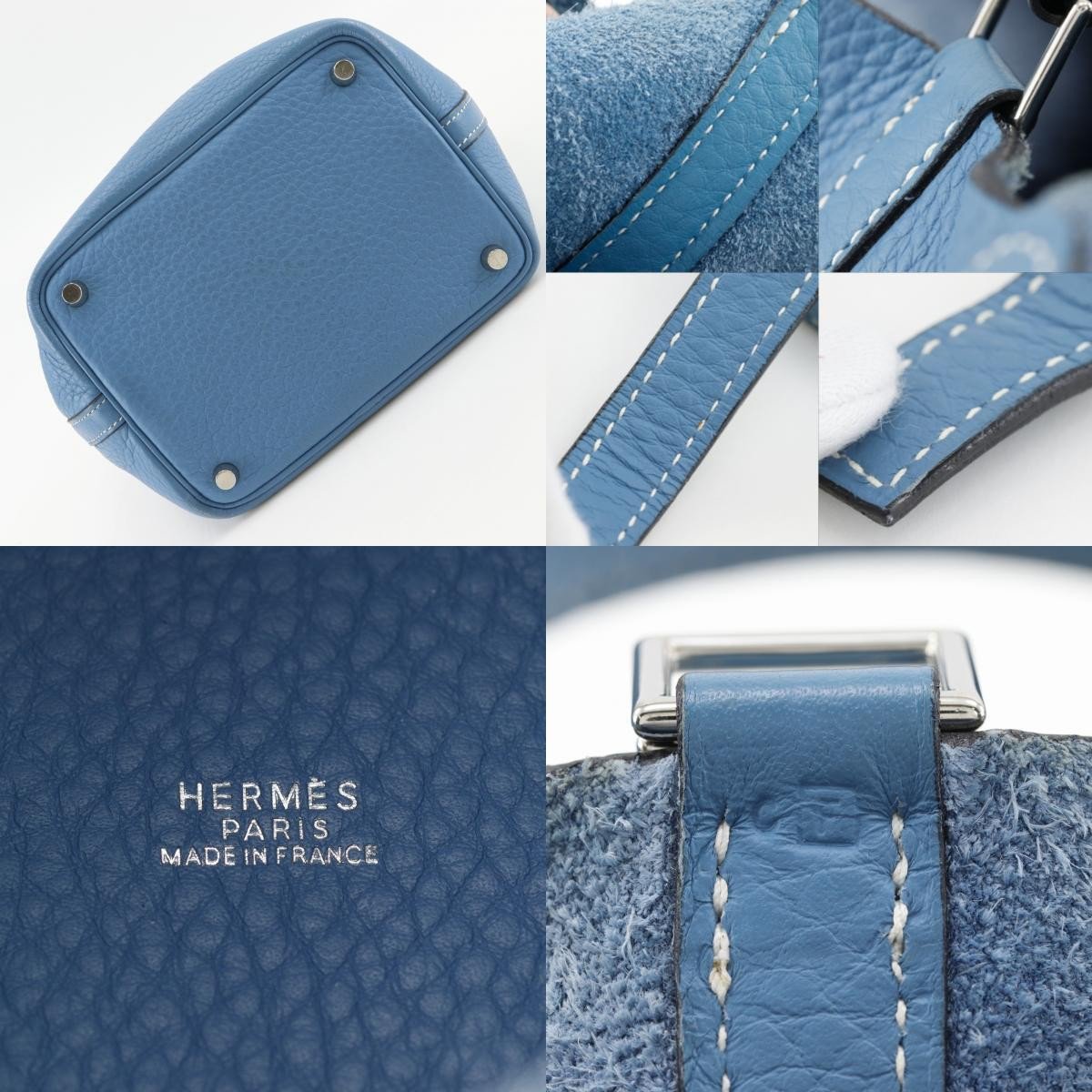 Hermès Hermes Picotin Lock Clemence TPM Blauw